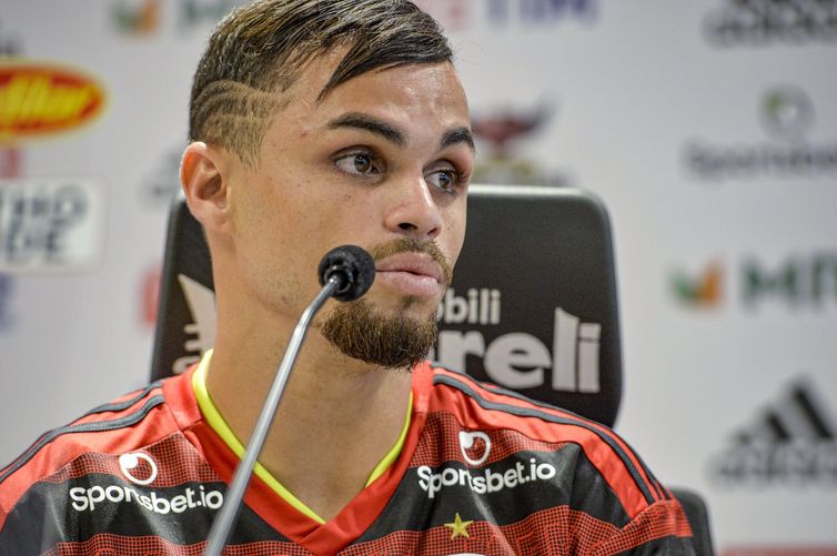 twitter/Marcelo Cortes/CRF/Direitos Reservados Michael, Flamengo, Esportes, futebol