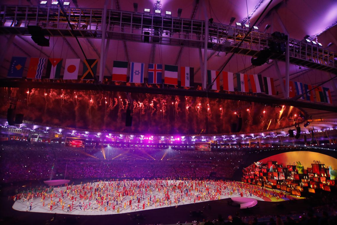 Fernando Frazão/Agência Brasil Rio de Janeiro - Cerimônia de abertura dos Jogos Olímpicos Rio 2016 no Estádio do Maracanã. (Fernando Frazão/Agência Brasil)