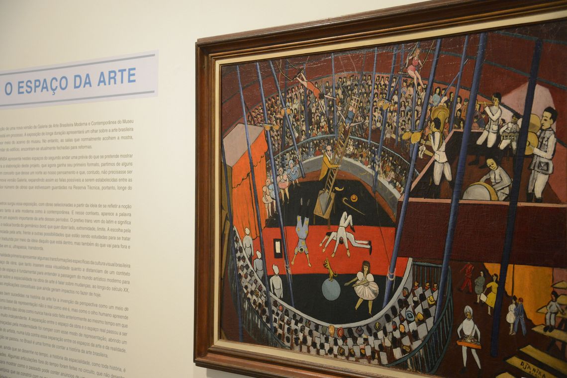 Fernando Frazão/Agência Brasil Rio de Janeiro - Obras da Exposição: O Espaço da Arte, inaugurada pela comemoração dos 81 anos do Museu Nacional de Belas Artes (Fernando Frazão/Agência Brasil)