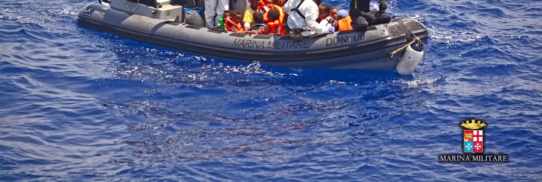 Somente nesta segunda-feira (10), a guarda-costeira italiana socorreu mais de 1,5 mil imigrantes no Mediterrâneo Somente nesta segunda-feira (10), a guarda-costeira italiana socorreu mais de 1,5 mil imigrantes no Mediterrâneo