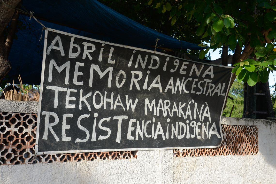 Tomaz Silva/Agência Brasil Rio de Janeiro - Índios da Aldeia Maracanã reclamam do abandono e pedem a construção de uma universidade indígena no local (Tomaz Silva/Agência Brasil)