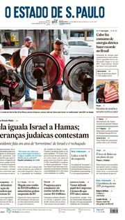 Capa do Jornal O Estado de S. Paulo Edição 2023-11-15