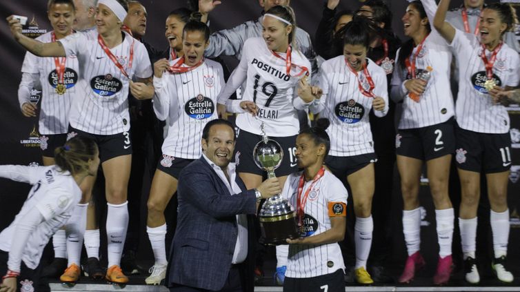 bicampeonato do time feminino do Corinthians na Copa Libertadores.