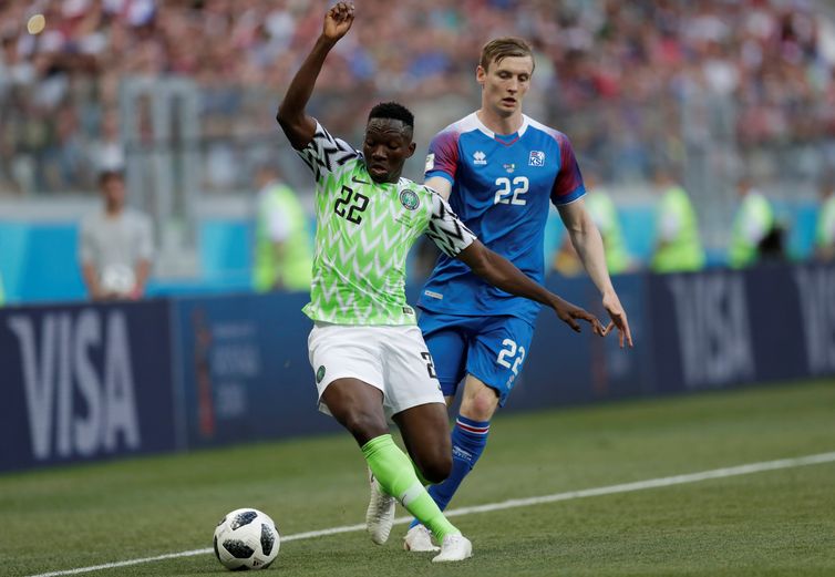 IslÃ¢ndia e NigÃ©ria se enfrentam na Copa do Mundo 2018