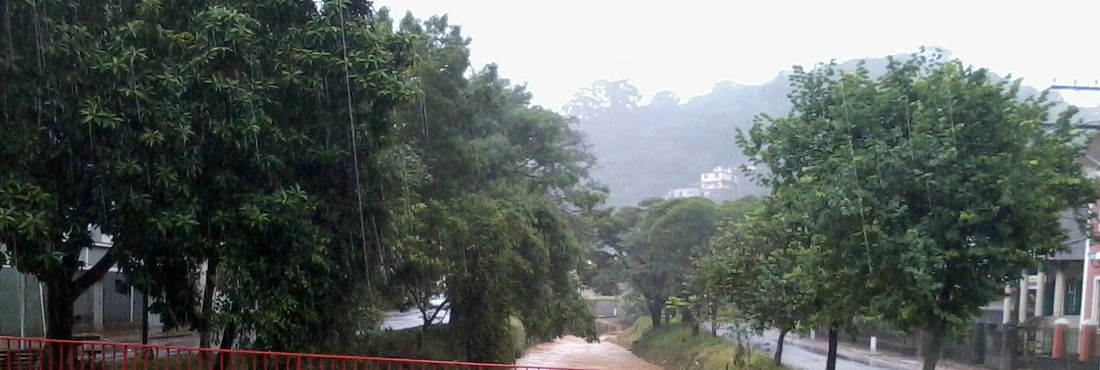 Chuvas provocam alagamento e prejuízos em Petrópolis, no RJ Região tem solo encharcado e previsão de chuva para todo o dia. Com isso, o risco de desabamentos é permanente