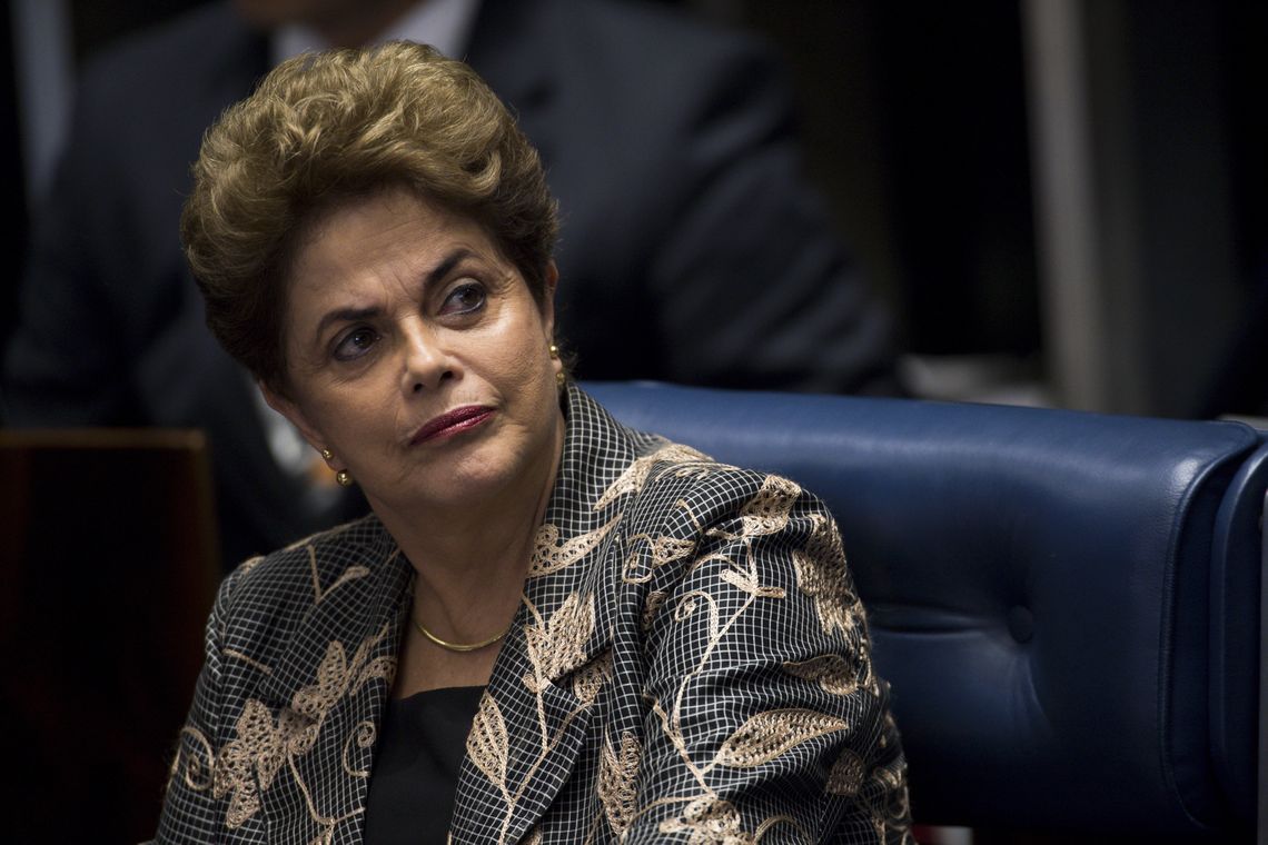 Marcelo Camargo/Agência Brasil Brasília - A presidenta afastada, Dilma Rousseff, faz sua defesa durante sessão de julgamento do impeachment no Senado (Marcelo Camargo/Agência Brasil)