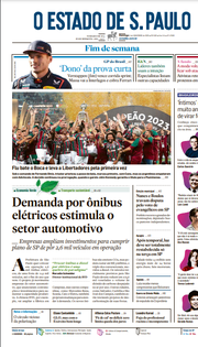 Capa do Jornal O Estado de S. Paulo Edição 2023-11-05