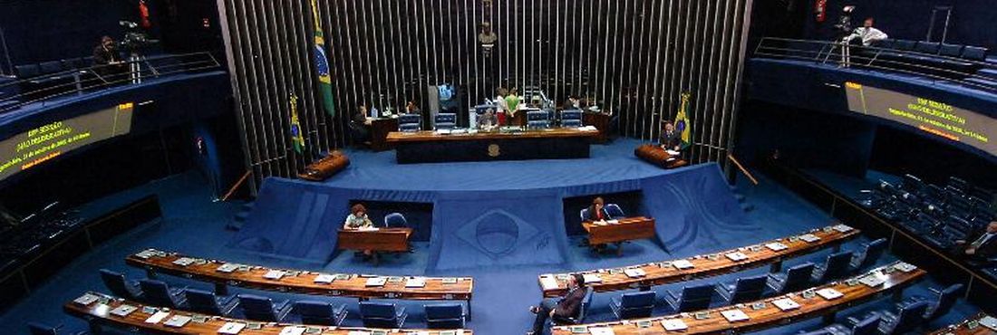 Plenário do Senado Plenário do Senado durante sessão não deliberativa