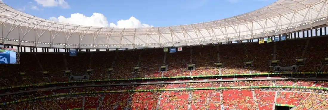 Abertura Copa das Confederações - FIFA Bandeira da FIFA marca homenagem à organizadora