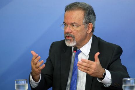 O ministro da SeguranÃ§a PÃºblica, Raul Jungmann, durante entrevista coletiva, no PalÃ¡cio do Planalto.