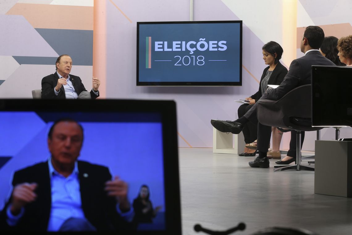 Marcello Casal jr/Agência Brasil A Empresa Brasil de Comunicação (EBC) entrevista o candidato à Presidência da República pelo DC, José Maria Eymael. Ele é o oitavo a participar da série de entrevistas da EBC com presidenciáveis.
