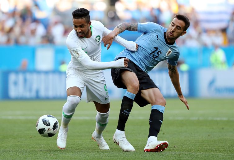Soccer Football - World Cup - Group A - Copa 2018, Uruguai e ArÃ¡bia Saudita, Lances      REUTERS/Marko Djurica