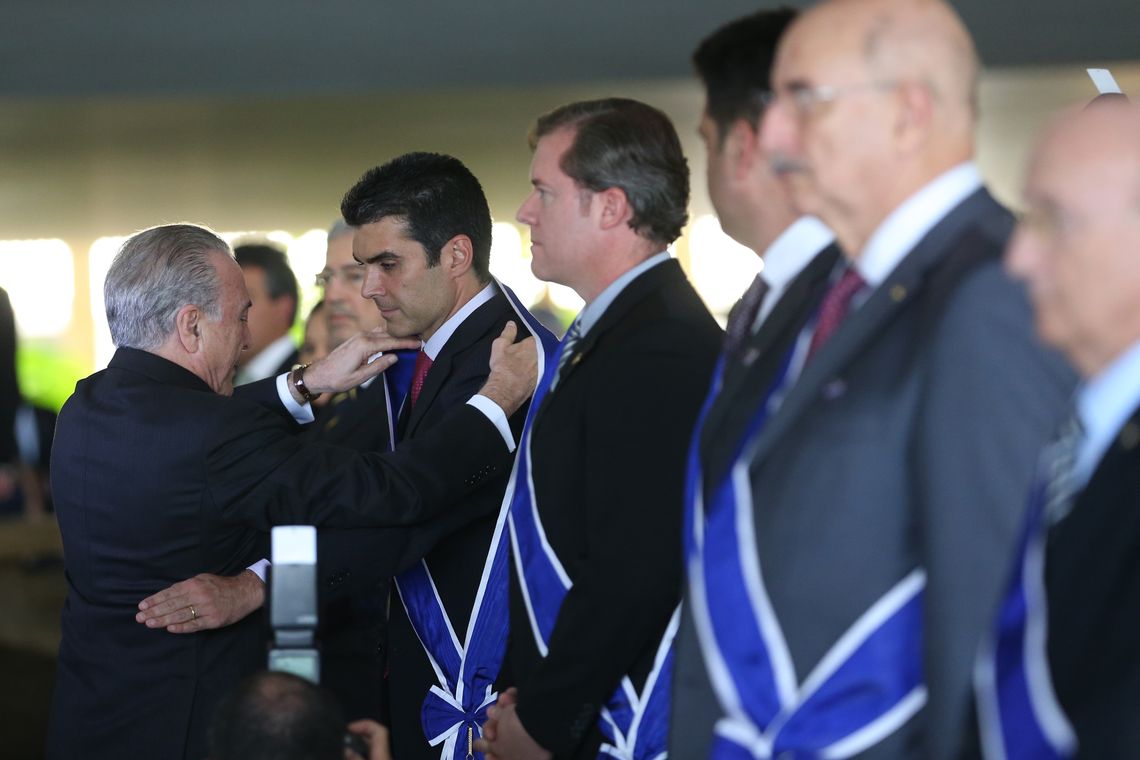 Antonio Cruz/ Agência Brasil Brasília - Presidente Michel Temer participa das comemorações do Dia do Diplomata, no Palácio Itamaraty (Antonio Cruz/Agência Brasil)