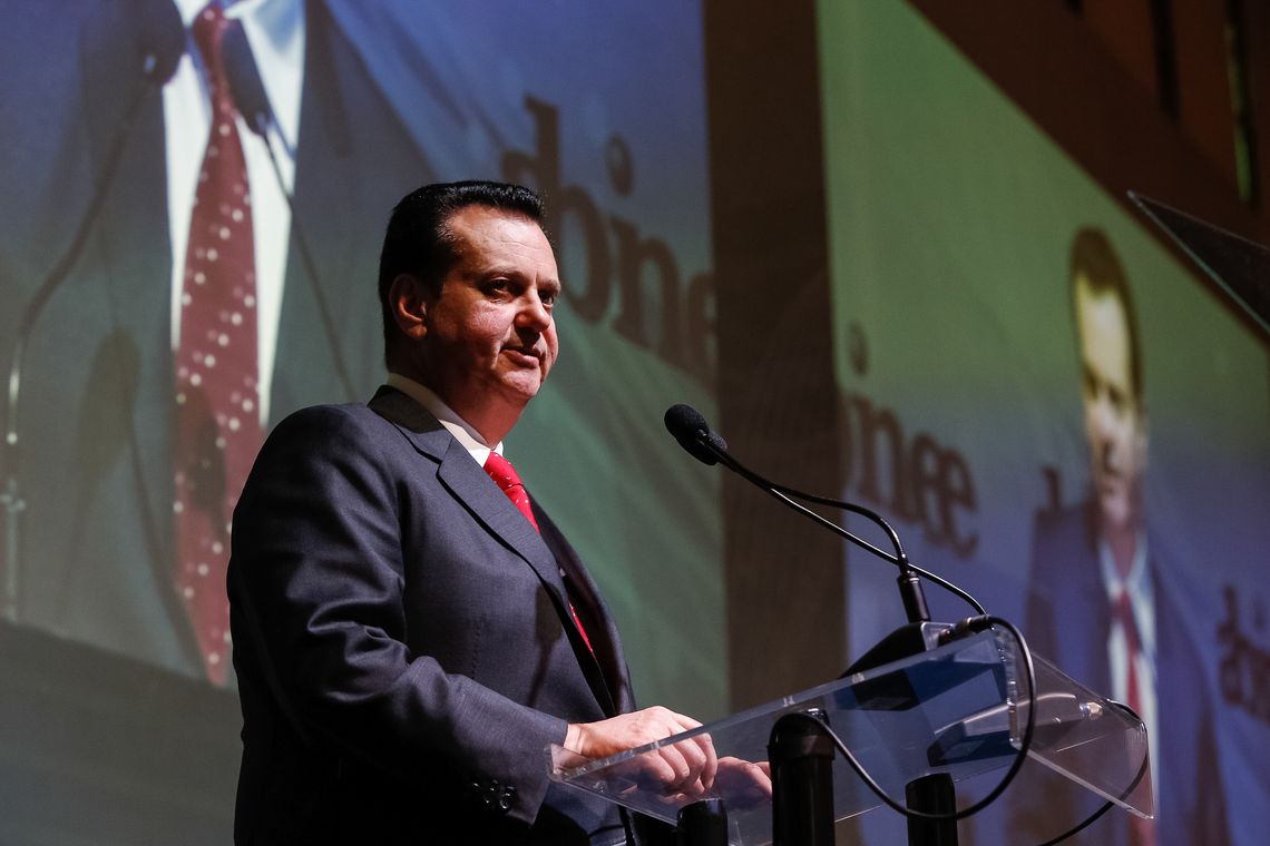 Alan Santos/PR São Paulo - Ministro da Ciência, Tecnologia, Inovações e Comunicações, Gilberto Kassab, discursa durante almoço anual da Associação Brasileira da Indústria Eletroeletrônica (Alan Santos/PR)