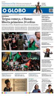 Capa do Jornal O Globo Edição 2023-11-25
