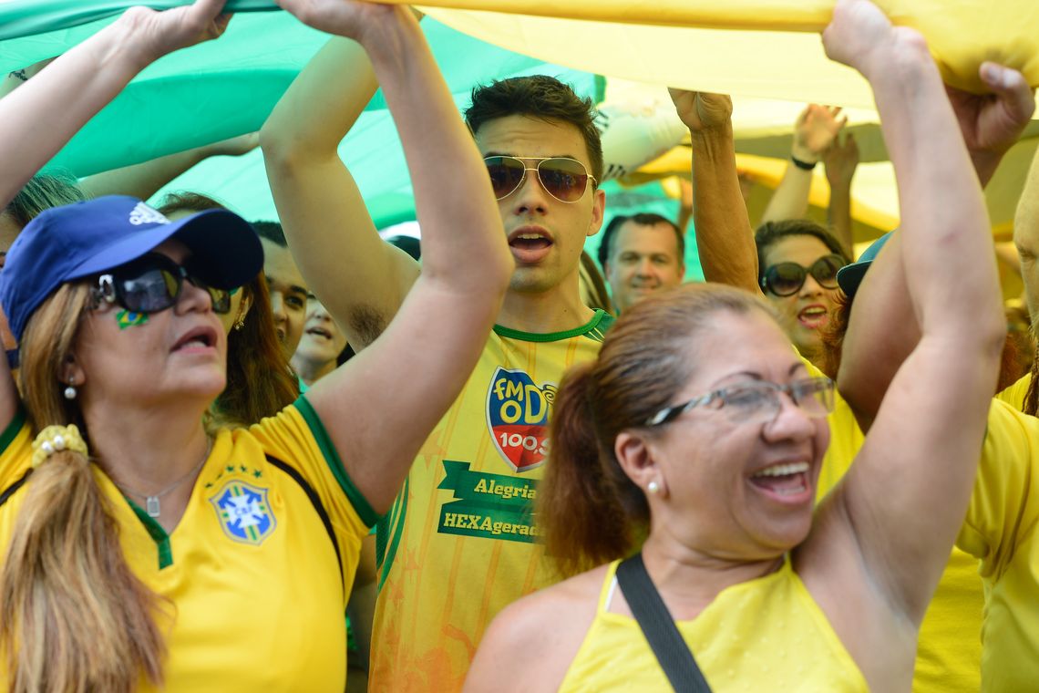 Tânia Rêgo/Agência Brasil Rio de Janeiro - Manifestação em Copacabana contra a corrupção e pela saída da presidenta Dilma Rousseff (Tânia Rêgo/Agência Brasil)