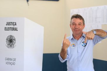 O candidato ao governo de Rondônia pelo PSL, Antonio Denarium