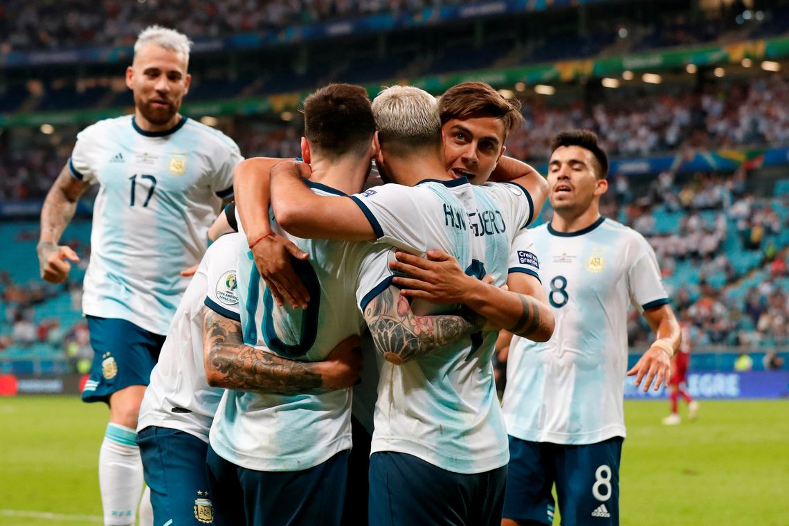 REUTERS/Henry Romero/direitos reservados Argentina e Catar se enfrentam na Copa América