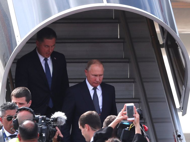 Russia&#039;s President Vladimir Putin arrives ahead of the G20 leaders summit in Buenos Aires, Argentina November 30, 2018. REUTERS/Martin Acosta