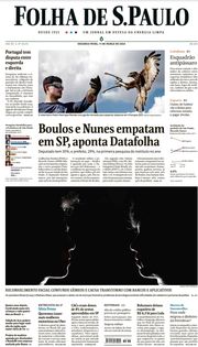 Capa do Jornal Folha de S. Paulo Edição 2024-03-11