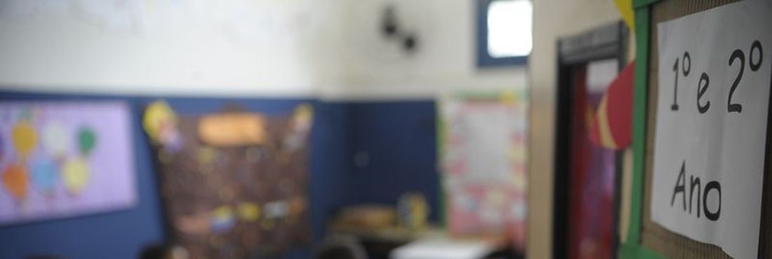 Sala de aula em escola Sala de aula em escola