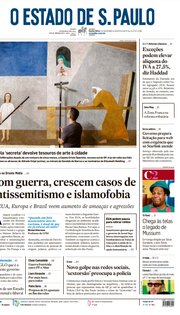 Capa do Jornal O Estado de S. Paulo Edição 2023-11-03