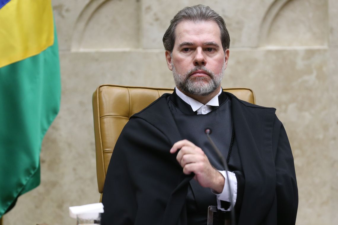 Fabio Rodrigues Pozzebom/Agência Brasil O ministro do Supremo Tribunal Federal (STF) Dias Toffoli toma posse no cargo de presidente da Corte.