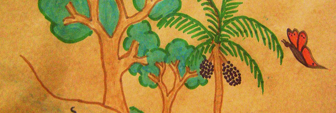 Educação ambiental desenho natureza Imagem ilustrativa