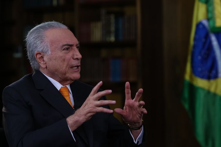 Michel Temer concede entrevista exclusiva para os veículos da EBC