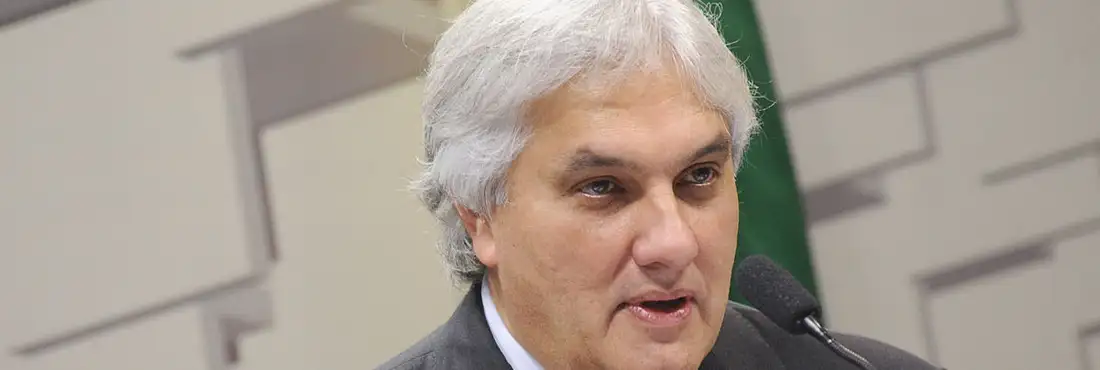 Delcídio Amaral em reunião da Comissão de Assuntos Econômicos