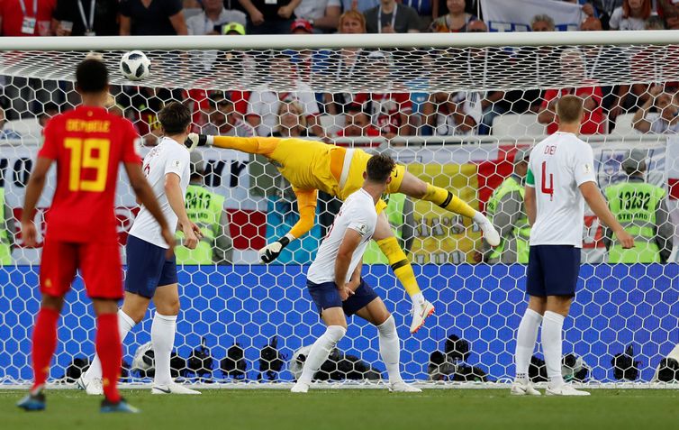 Soccer Football - World Cup - Group G - England vs Belgium - Kaliningrad Stadium, Kaliningrad, Russia - June 28, 2018 Belgium&#039;s Adnan Januzaj scores their first goal REUTERS/Lee Smith