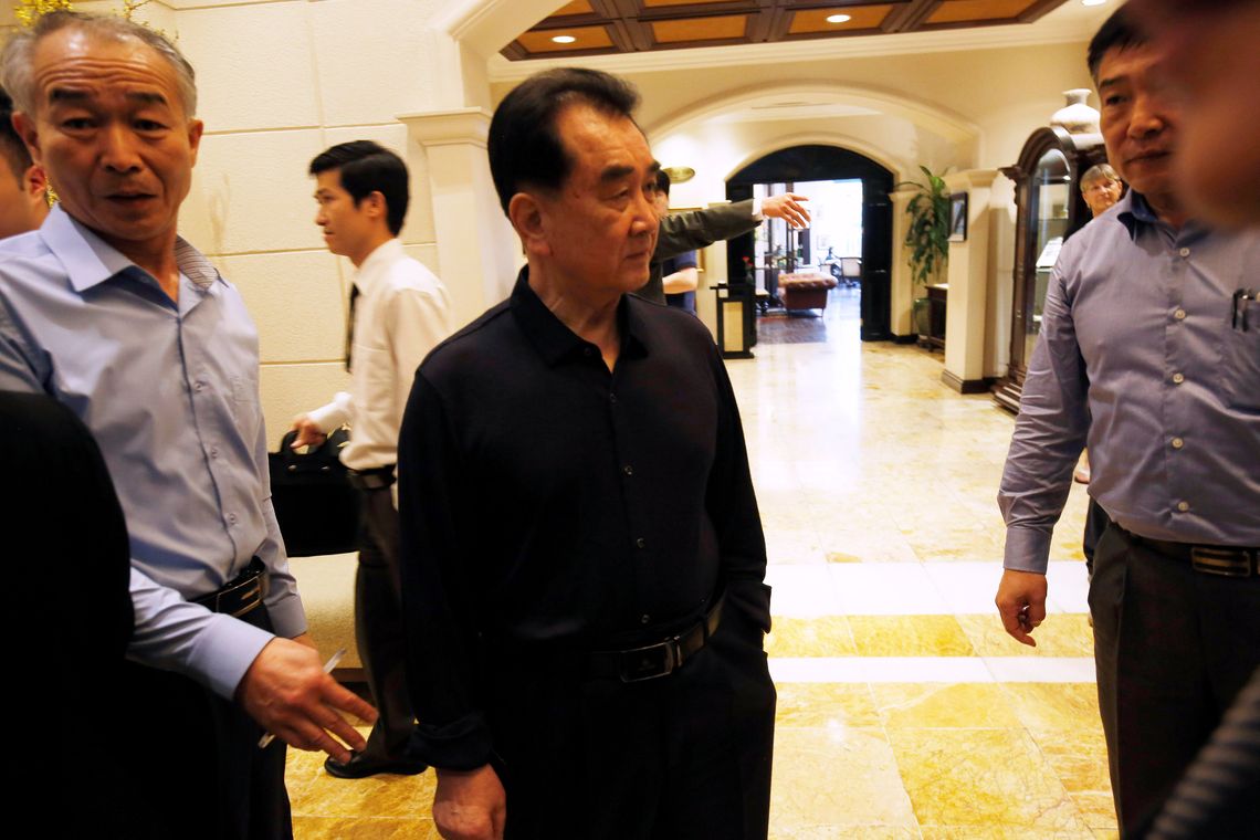 REUTERS/Kham/Direitos Reservados Kim Chang Son, Donald Trump, Kim Jong un, Hotel, Encontro