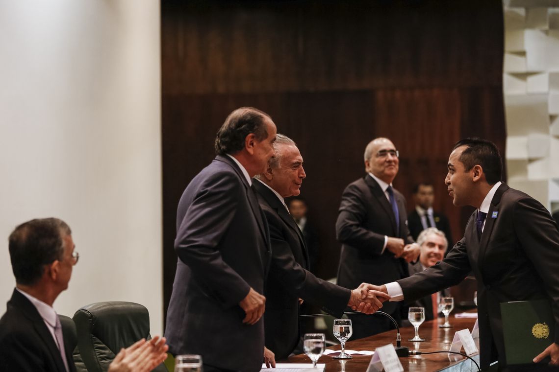 Beto Barata/Pr Brasília - O presidente Michel Temer participa das comemorações do Dia do Diplomata, no Palácio Itamaraty (Beto Barata/PR)