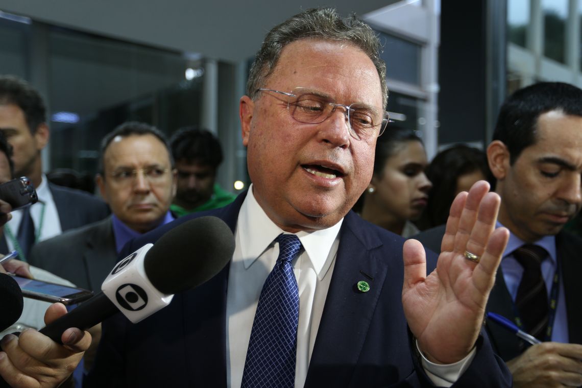 Fabio Rodrigues Pozzebom/Agência Brasil Brasília - O ministro da Agricultura, Pecuária e Abastecimento, Blairo Maggi, fala à imprensa sobre a situação das carnes brasileiras (Fabio Rodrigues Pozzebom/Agência Brasil)