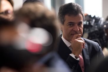 Governador do Paraná, Beto Richa, durante sabatina na Comissão de Constituição e Justiça de Luiz Edson Fachin, indicado pela presidenta Dilma Rousseff para ministro do STF (Marcelo Camargo/Agência Brasil)