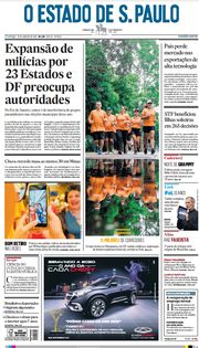 Capa do Jornal O Estado de S. Paulo Edição 2020-01-26