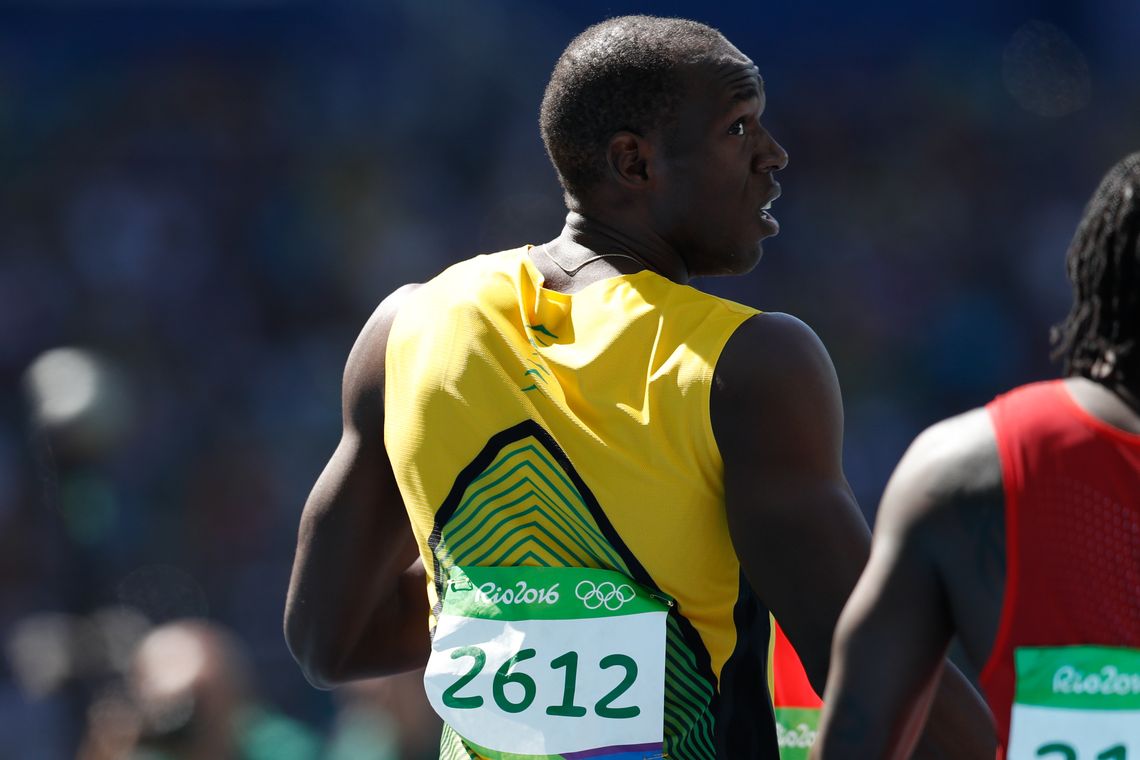 Fernando Frazão/Agência Brasil Rio de Janeiro - O jamaicano Usain Bolt vence sua bateria na rodada classificatória dos 100 metros rasos de atletismo dos Jogos Rio 2016, no Estádio Olímpico (Fernando Frazão/Agência Brasil)