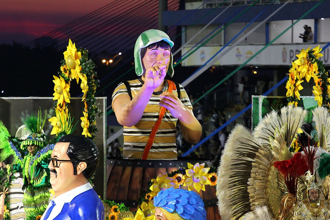 Divulgação/LigaSP São Paulo – Unidos da Vila Maria no segundo dia de desfile das escolas de samba paulistanas do Grupo Especial (Divulgação/LigaSP)
