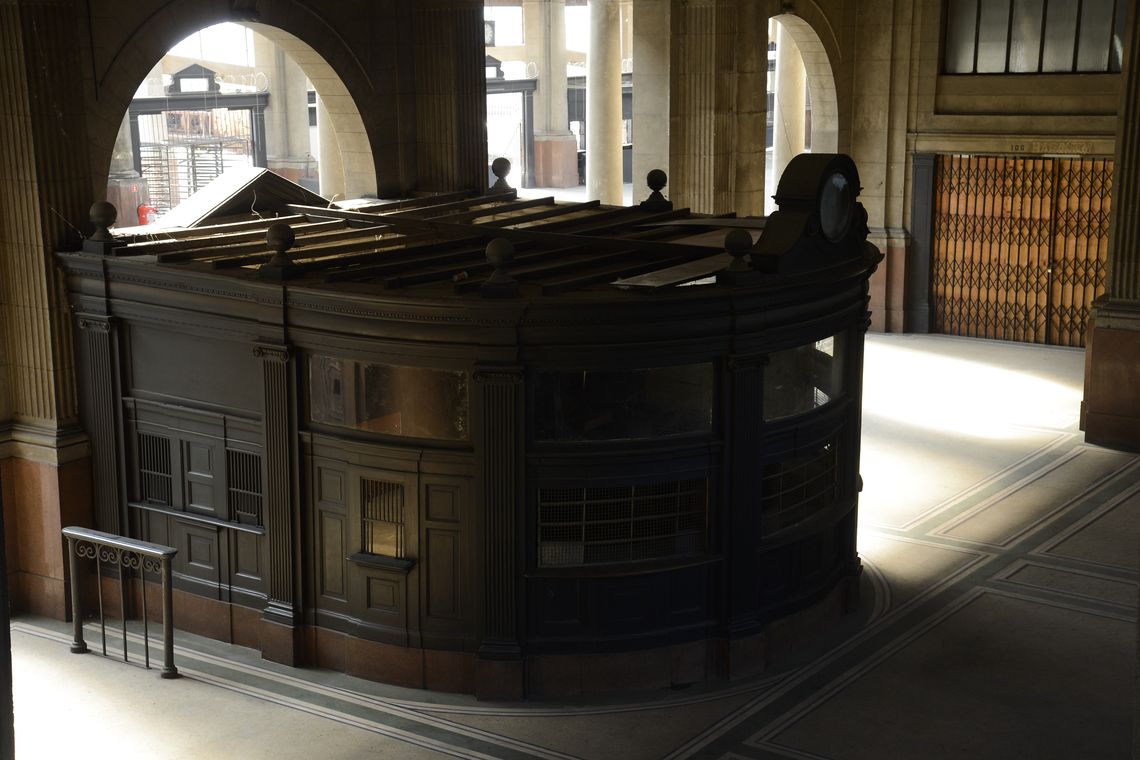 Fernando Frazão/Agência Brasil Estação ferroviária Barão de Mauá, na Leopoldina, onde está armazenado o acervo histórico da malha do Rio de Janeiro, que será preservado e digitalizado em parceria do MPRJ e a Secretaria de Transportes do Estado.