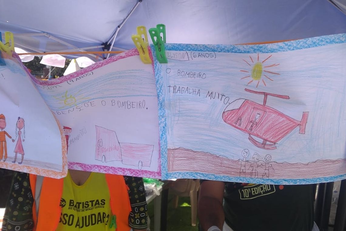 Bombeiros, Brumadinho, Crianças