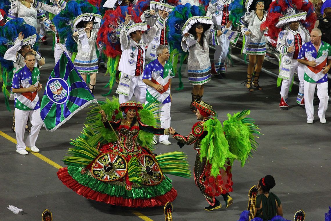 Divulgação/LigaSP São Paulo – Unidos da Vila Maria no segundo dia de desfile das escolas de samba paulistanas do Grupo Especial (Divulgação/LigaSP)