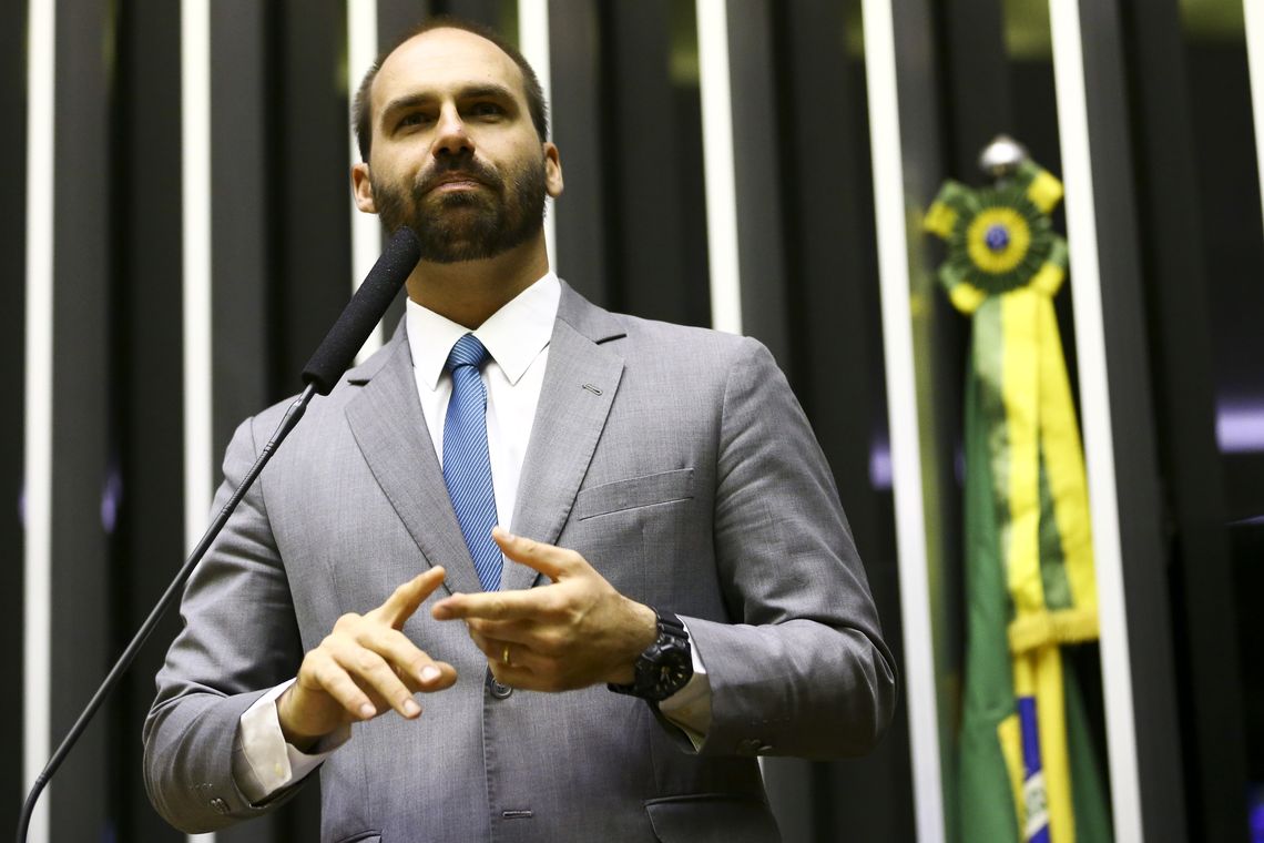 Eduardo Bolsonaro. Foto: Marcelo Camargo/Agência Brasil