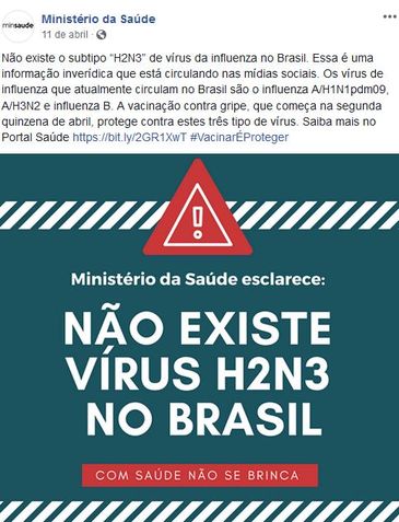 ministerio da saude - Ministério reforça ações de combate às fake news sobre vacinas