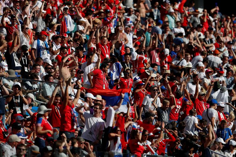 Soccer Football - World Cup - Group G - England vs Panama - Nizhny Novgorod Stadium, Nizhny Novgorod, Russia - June 24, 2018  Panama fans during the match           REUTERS/Matthew Childs