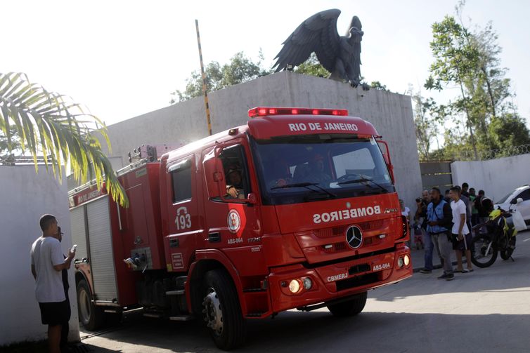 Incndio, Flamengo, Ninho do Urub REUTERS/Ricardo Moraes