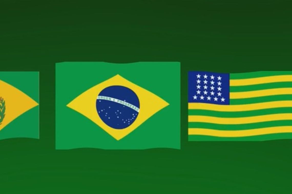 Divulgação Alerj Exposição das Bandeiras do Brasil