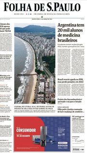 Capa do Jornal Folha de S. Paulo Edição 2024-03-14
