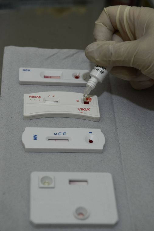 Rovena Rosa/Agência Brasil São Paulo - O Centro de Referência de Álcool, Tabaco e Outras Drogas (Cratod) oferece teste rápidos e gratuitos para HIV, hepatite B e C e sífilis, em Bom Retiro, na região central da capital paulista (Rovena Rosa/Agência Brasil)