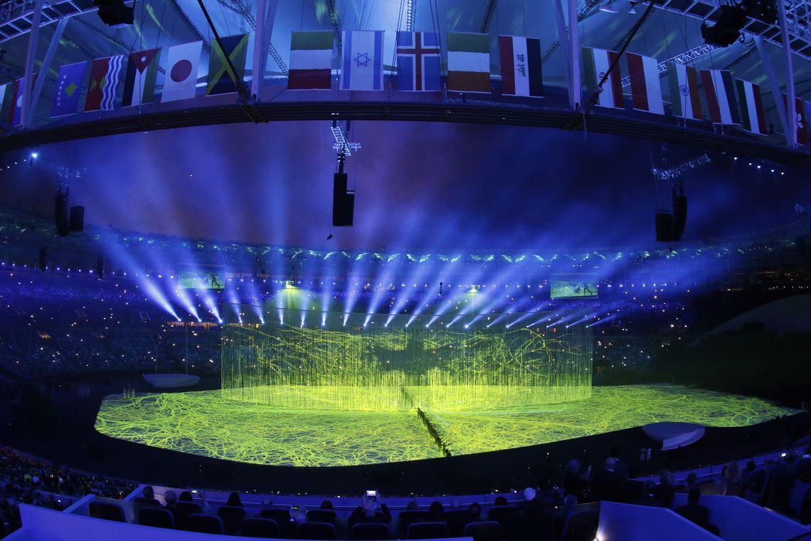 Fernando Frazão/Agência Brasil Rio de Janeiro - Cerimônia de abertura dos Jogos Olímpicos Rio 2016 no Estádio do Maracanã (Fernando Frazão/Agência Brasil)