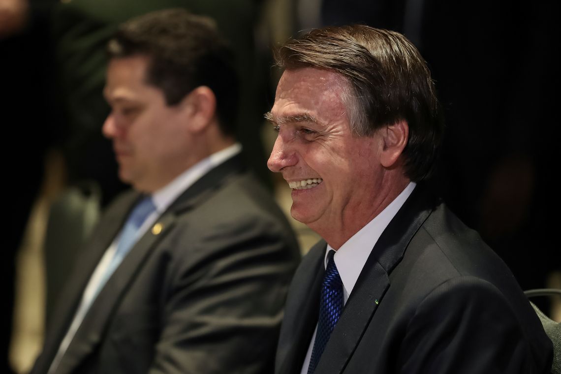 Marcos Corrêa/PR O presidente Jair Bolsonaro durante almoço de Encontro do Conselho Interdenominacional de Ministros Evangélicos do Brasil.